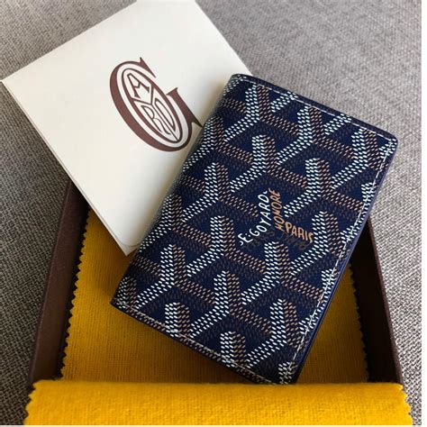 purple goyard wallet|goyard blue wallet men's.